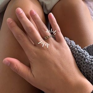 Pandora Gold/Silver Sparkling Infinity Band 6